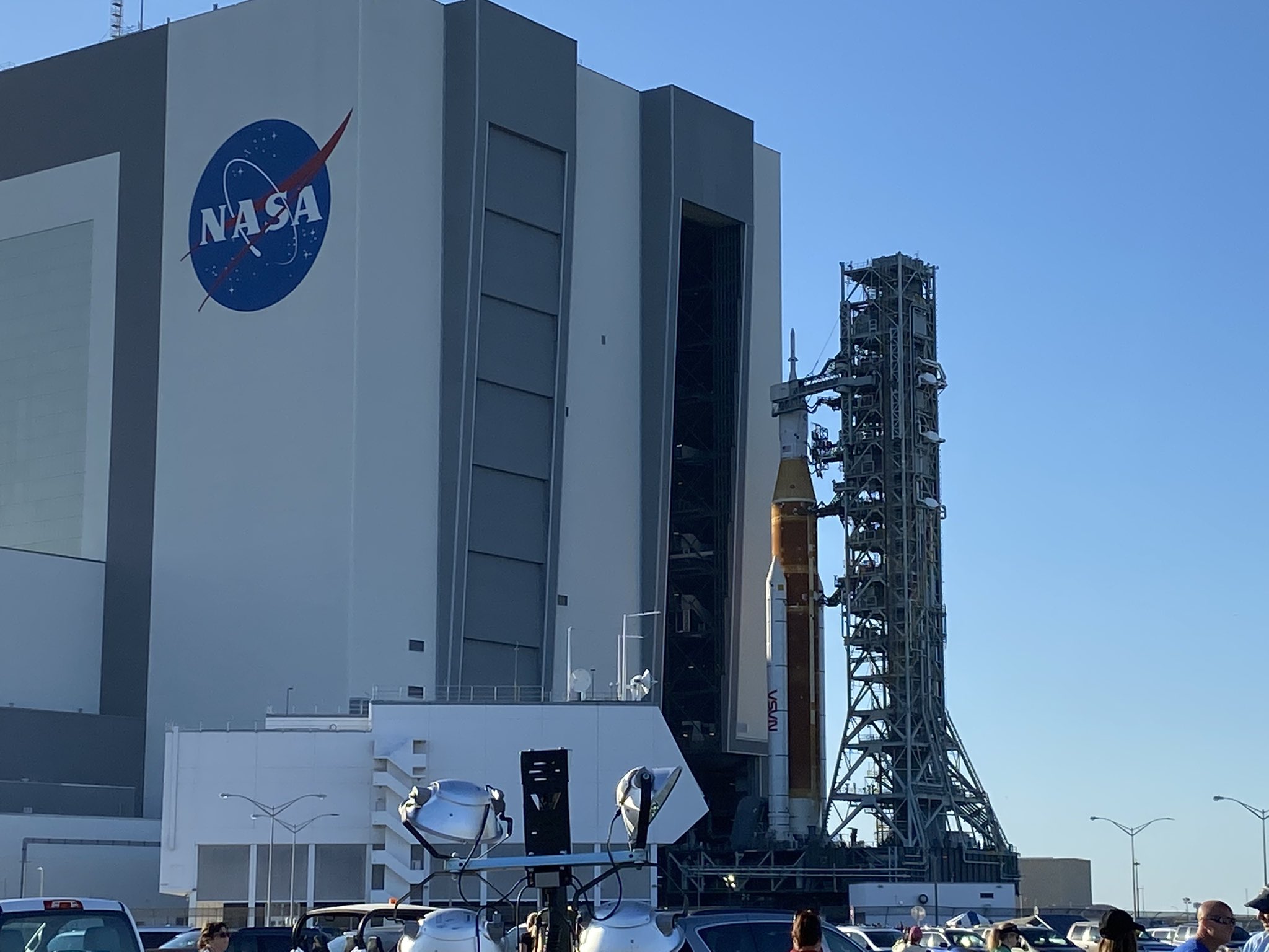 Nasa SLS rocket leaves VAB.jpg